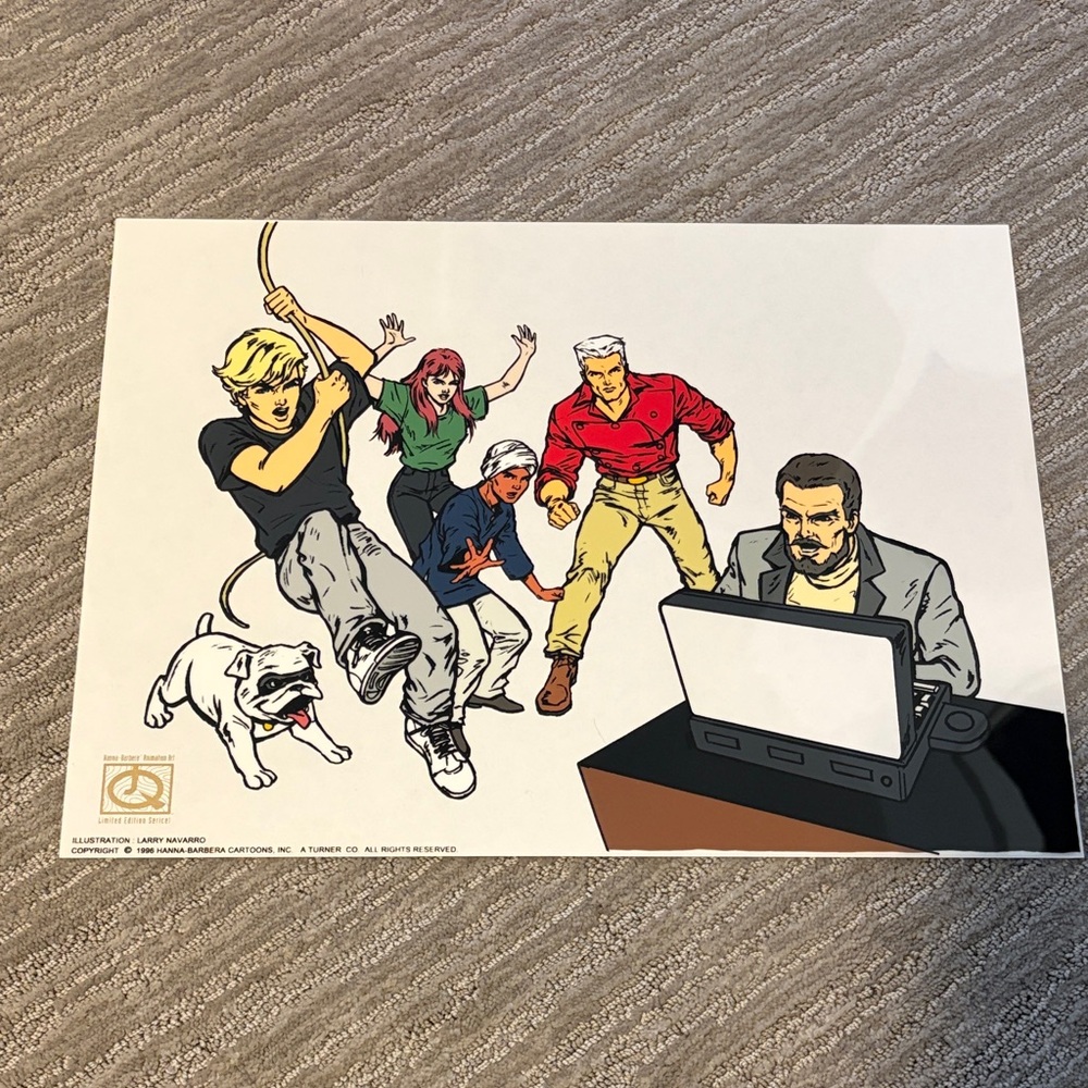 Hanna-Barbera Johnny Quest Artist Cel
